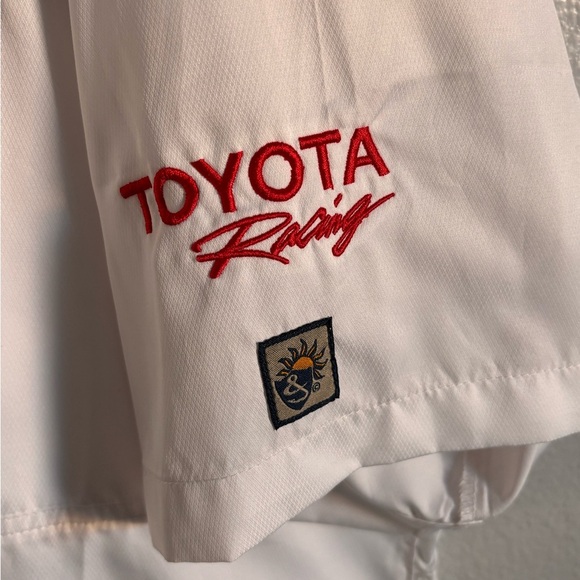 White Racing Team Button-Up Shirt - Picture 4 of 9